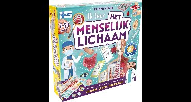 Tactic Ik Leer: Het Menselijk Lichaam – Bordspel – Winnaar Speelgoed van het Jaar 2026 – Educatief - Ontdek het Menselijk Lichaam en Leer over Anatomie – 150 Kaarten - 2 tot 5 Spelers – Vanaf 7 Jaar