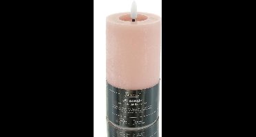 Lumineo LED Waskaars Roze Lichtroze O 7 cm h 15 cm - Warmwit