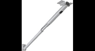 Roca Rakego neerklapbare steun grijs geanodiseerd - 386025, 585