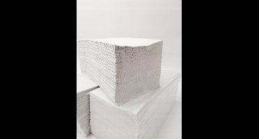 Papieren Handdoeken ZZ Vouw 250 stuks - Wit