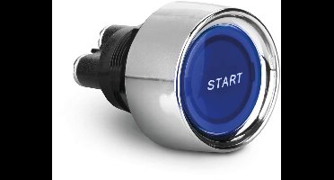 TCP Blauwe led-drukschakelaar 12/24V - 25A - 3-polig, tijdelijk contact