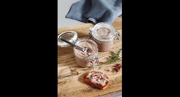 Rocco Bormioli - Weckpot set - Fido - 1 L, 2 L & 3 L - Glas - Weckpotten - 3 stuks