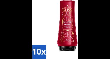 10 x Gliss-Kur - Conditioner - Winter Repair - Herstelt & Verzorgt - 200 ml - Voordeelverpakking - 10 stuks