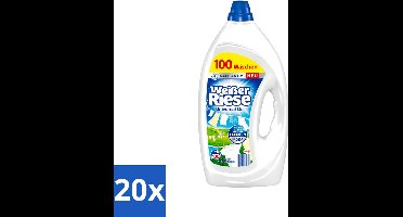 20 x Weißer Riese - Wasmiddel - Gel - Witte Was - 4.5L - 100 Wasbeurten - Voordeelverpakking - 20 stuks