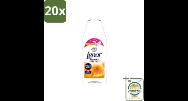 20 x Lenor - Strijkwater - Summer Breeze - Textielverfrisser - 1000 ml - Wasstrips - Strijkwater Summer Breeze - Textielverfrisser - Zomerse Geur - Frisheid - Kledingverfrisser