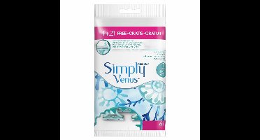Gillette Venus Wegwerpmesjes Simply Venus 6 stuks