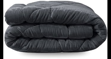 Zelesta Flanel Velvetbed Chique - Anthracite 200x200cm