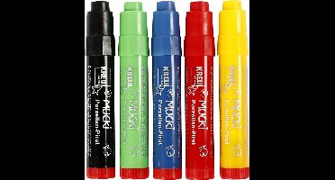 Creotime Glas- & Porseleinstiften Junior 2-5 Mm 5 Stuks