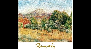 Kunstdruk Auguste Renoir - Il mont Sainte-Victoire 70x50cm