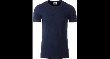 James and Nicholson - Heren Standaard T-Shirt (Marine)