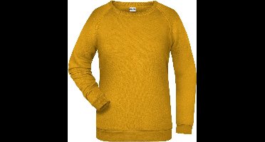 James And Nicholson Dames/dames Basic Sweatshirt (Goudgeel)