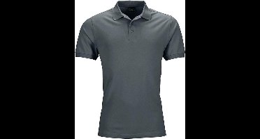 James and Nicholson Heren Elastisch Piqué Poloshirt (Grafiet)