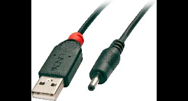 Lindy - Adapterkabel USB A 2,35/0,7mm DC-Hohlstecker