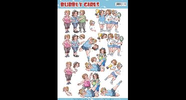 1 pc - 3D knipvel - Yvonne Creations - Bubbly Girls - Sport