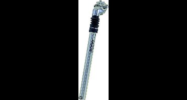 Zoom Verende Zadelpen Ø25,4 x 350mm Alu - Zilver