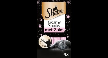 Sheba Creamy Snacks Zalm Multipack 4 x 12 gr