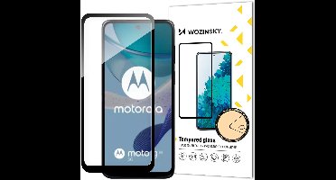Wozinsky Serie - Gehard Glas Screenprotector - Motorola Moto G53 - Full Glue - Zwart