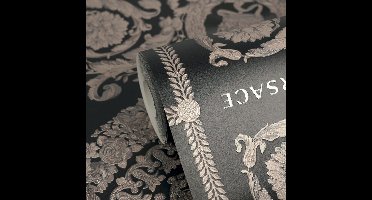 Ornament-Tapete Versace Anthrazit | 791341