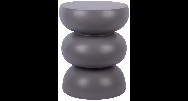 Leitmotiv Kruk Curva - Antraciet - 35.5x35.5x44cm - Modern