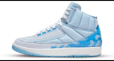 Air Jordan 2 Retro J Balvin - Maat 45.5 - Celestine Blue/Multicolor/Wit / Blauw Wit - Air Jordan 2 - Lifestyle - Heren Sneakers voor Mannen