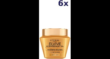 L'Oréal - Extra Ordinary Oil Hair Mask - 6 x 300 ml - Voordeelverpakking