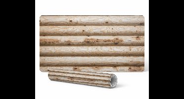 Antislip beschermmat voor op het bureau, houten balken op een rij, 100x50 cm