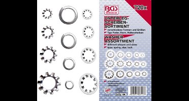 Assortiment Veerringen / Tandveerringen 720Dlg