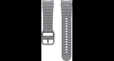 Scoby - Smartwatch bandje - Siliconen band - Horlogeband - Watch Strap - Geschikt voor Samsung Galaxy Watch 7 - 40 & 44mm - Donker Grijs