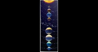 Poster Zonnestelsel - 158 x 53 - Papier - REINDERS