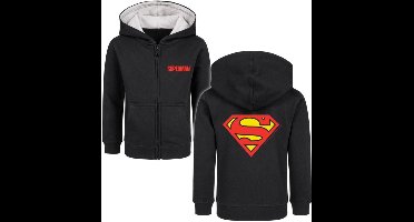 Superman Metal-Kids - Logo Unisex Kinder vesten - zwart - 140