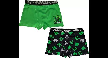 Minecraft Boxershorts 2-pack - Maat 128 - 8 jaar