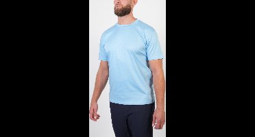 BASKO T-SHIRT - SLIM FIT - LICHTBLAUW - MAAT XL
