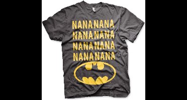 DC Comics Batman Heren Tshirt -S- NaNa Batman Grijs
