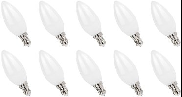 Spectrum LED Lamp E14 5.5W 230V - 650 Lumen - 4000K Neutraal wit - Natuurlijk licht - Energiezuinig - 10 stuks