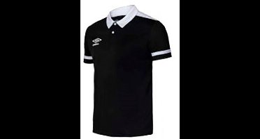 Umbro Manyara Korte Mouw Poloshirt Zwart M