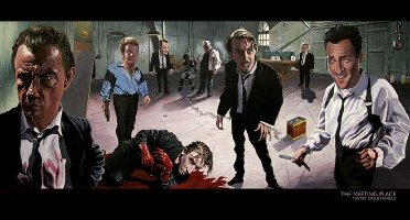 The meeting place - The art of Justin Reed Poster 100x50cm