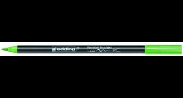 edding-4200 porselein brushpen lichtgroen 1ST 1-4 mm / 4-4200011