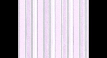 STREPEN BEHANG | Kinderkamer - roze - A.S. Création Little Stars