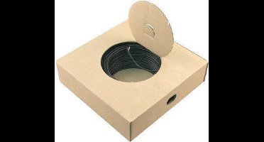 Installatiedraad VD-draad - Fasedraad - 2,5 mm² Koperen Kern - Lengte 5 m - Vinyl - Bruin - Geschikt voor Stroomtoevoer - Voor Eénfasige en Driefasige Aansluitingen
