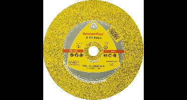 KLINGSPOR Doorslijpschijf A 24 Extra Ø 180 x 3 mm recht - 13490