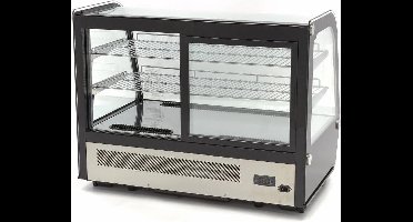 Gebaksvitrine - 160 L - 88 cm - Schuifdeuren Achter