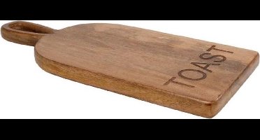 Gifts Amsterdam - Serveerplank - Hapjesplank - Tapasplank "toast" - 43 X 18 cm - Hout Naturel