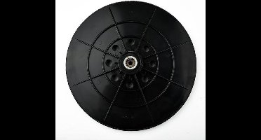 KARZO - 9 inch droogbouw-schuurpad met 6 mm schroefdraad 8-gaats backing-pad voor gipsplaten schuurmachine