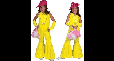 Neon Geel Jumpsuit Meisje - Maat 140