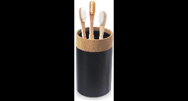 Orion - Badkamerset - Zwart - Organizer - Waterbeker