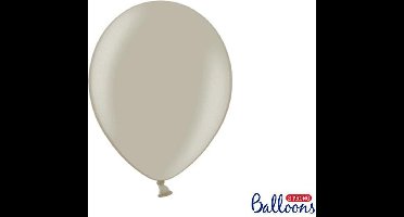 """Strong Ballonnen 30cm, Pastel Warm grijs (1 zakje met 50 stuks)