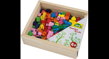 Lena Kralenketting Junior 17 X 14,5 Cm Hout 165-delig