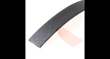 Luvema Brandvertragend profiel zelfklevend zwart 10 x 2.5mm (Prijs per 25 meter)