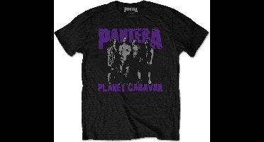 Pantera - Planet Caravan Heren T-shirt - S - Zwart