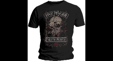 Five Finger Death Punch - Wicked Heren T-shirt - M - Zwart